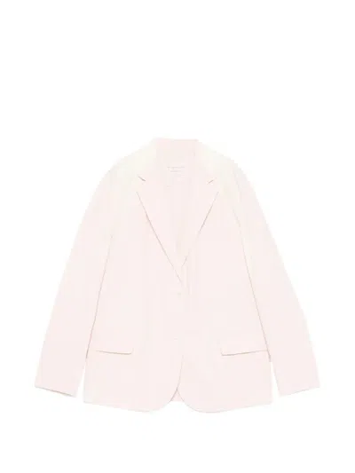 Phisique Du Role Coated Single-breasted Blazer In Pink