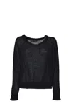 Phisique Du Role Honeycomb Knit Pullover In Virgin Wool And Mohair