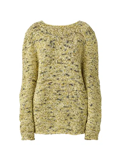Phisique Du Role Knitted Sweater In Yellow