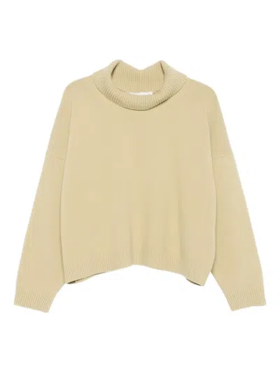 Phisique Du Role Long-sleeve Wool Sweater In Yellow