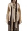 Phisique Du Role Silk Blouse With Double Ties In Beige In Neutral