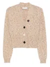 Phisique Du Role Speckled Button Cardigan In Multi