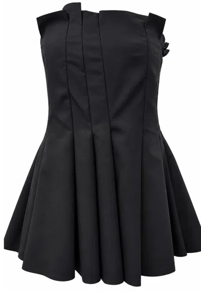 Phisique Du Role Top Top  With Folds In Black
