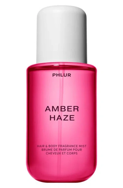 Phlur Mini Amber Haze Body & Hair Fragrance Mist 3 oz Eau De Parfum Spray In No Color