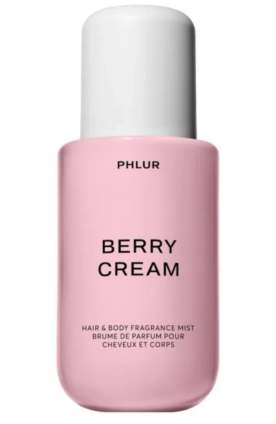 Phlur Berry Cream Body Mist In Transparent