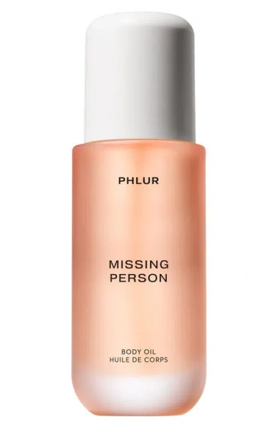 Phlur Missing Person Body Oil 4 oz In No Color