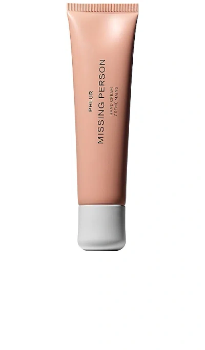 Phlur Missing Person Hand Cream In N,a