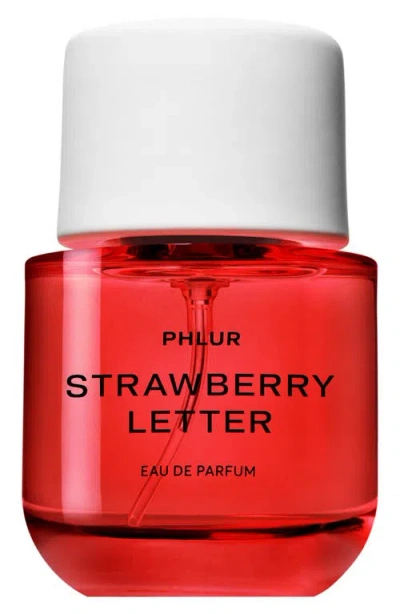 Phlur Strawberry Letter Eau De Parfum In Transparent