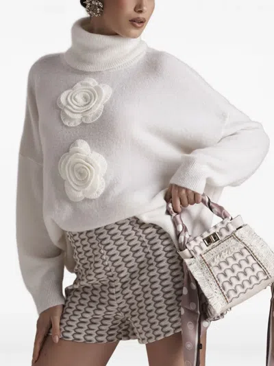 Pho® Firenze Rose Turtleneck Sweater In Multi