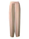 Pho® Firenze Pho Firenze Mixed Linen Trousers Clothing In Pink