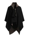 Pho® Firenze Pho Firenze Woman Cape Black Size Onesize Acrylic In Black
