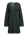 Pho® Firenze Pho Firenze Woman Mini Dress Black Size M Acrylic, Synthetic Fibers, Wool, Metallic Fiber, Alpaca Wo In Black