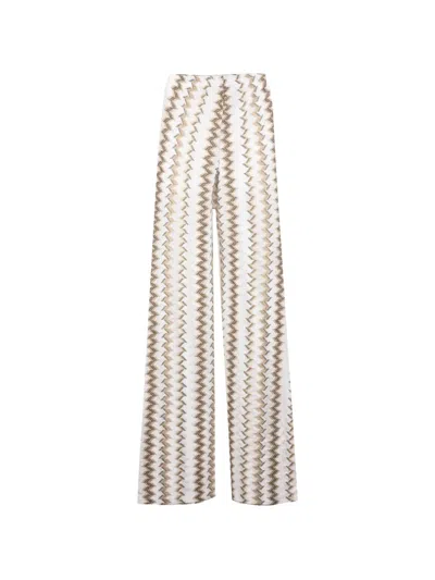 Pho® Firenze Zigzag-print Straight-leg Trousers In Multi