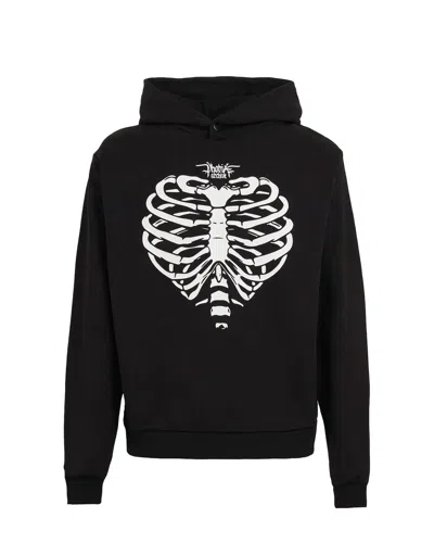 Phobia Archive Felpa Rib Heart Nera