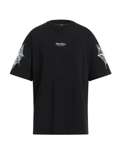 Phobia Archive Man T-shirt Black Size L Cotton