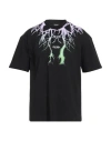 Phobia Archive Man T-shirt Black Size S Cotton In Blue