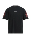 Phobia Archive Man T-shirt Black Size Xl Cotton In Black