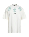 Phobia Archive Man T-shirt Off White Size L Cotton In White