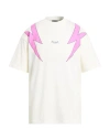 Phobia Archive Man T-shirt White Size L Cotton In White