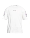 Phobia Archive Man T-shirt White Size L Cotton In White
