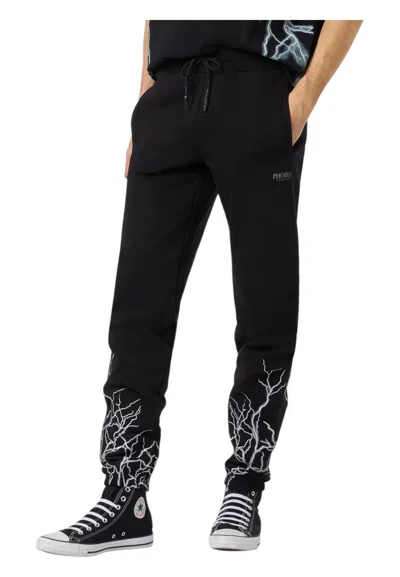 PHOBIA ARCHIVE MEN'S TROUSERS PHOBIA ARCHIVE GREY EMBROIDERY