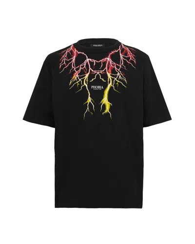 Phobia Archive T-shirt Orange/yellow Lightning