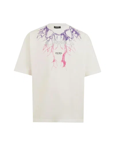 Phobia Archive T-shirt Purple/pink Lightning