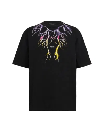 Phobia Archive T-shirt Purple/yellow Lightning