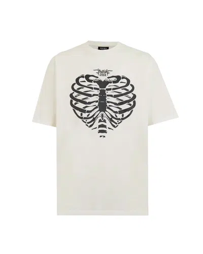 Phobia Archive T-shirt Rib Heart Bianca