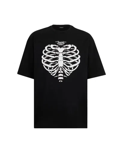 Phobia Archive T-shirt Rib Heart Nera