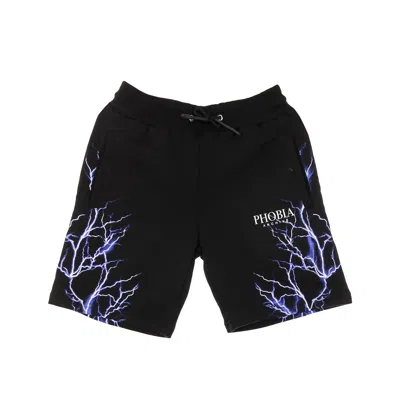 Phobia Blue Lightning Shorts Men's Tracksuit Shorts Black/blue