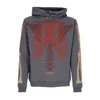 Phobia Bones Hoodie Men's Lightweight Hoodie Grey/red/beige In Grey/red/beige