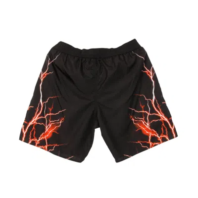 Phobia Lightning Swimwear Men's Swim Shorts Black/red