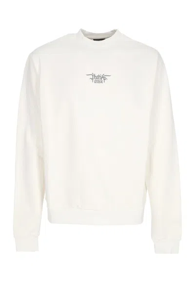 Phobia Lightweight Crewneck Man Foggy Logo Crewneck White