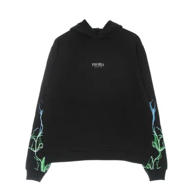 Phobia Lightweight Men's Hoodie Lightning Hoodie Black/green/lightblue