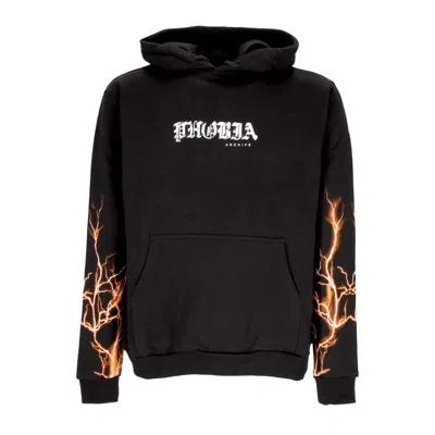 Phobia Lightweight Men's Hoodie Lightning Hoodie Black/orange