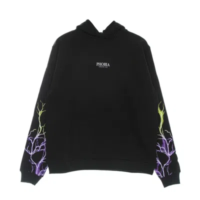 Phobia Lightweight Men's Hoodie Lightning Hoodie Black/purple/yellow