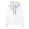 Phobia Lightweight Men's Hoodie Lightning Hoodie White/blue/grey In White/blue/grey