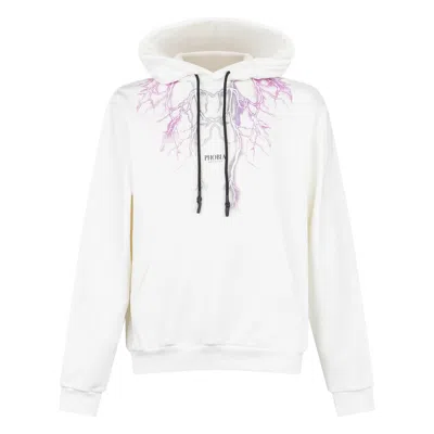 Phobia Lightweight Men's Hoodie Lightning Hoodie White/purple/grey