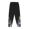 Phobia Lightweight Men's Tracksuit Pants Bicolor Lightning Print Pants Black In Black