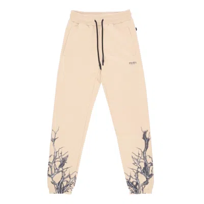 Phobia Lightweight Men's Tracksuit Pants Lightning Pants Beige/black