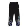 Phobia Lightweight Men's Tracksuit Pants Lightning Pants Black/blue/grey In Black/blue/grey