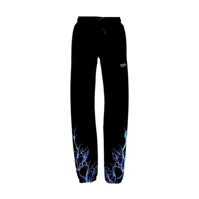 Phobia Lightweight Men's Tracksuit Pants Lightning Pants Black/blue/lightblue