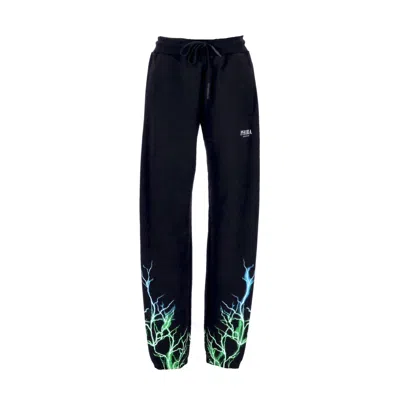 Phobia Lightweight Men's Tracksuit Pants Lightning Pants Black/green/lightblue