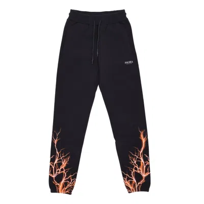 Phobia Lightweight Men's Tracksuit Pants Lightning Pants Black/orange