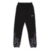 Phobia Lightweight Men's Tracksuit Pants Lightning Pants Black/purple In Black/purple