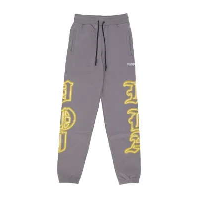 Phobia Lightweight Tracksuit Pants Men Gothic Sk Print Pant Grey