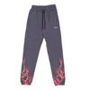 Phobia Lightweight Tracksuit Pants Men Lightning Pants Grey/red In Grey/red