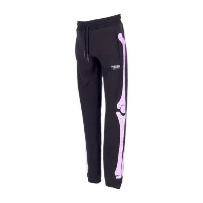 Phobia Lightweight Tracksuit Pants Men Skeleton Print Pants Black/purple In Multi