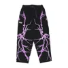 Phobia Long Men's Lateral Lightning Cargo Pants Black/purple In Black/purple